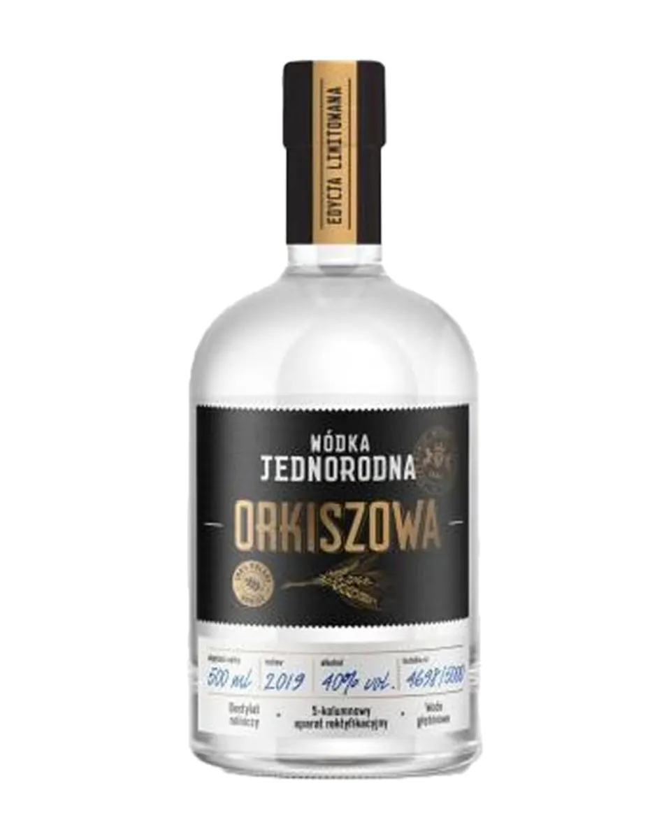 Butelka Wódka Jednorodna Orkiszowa