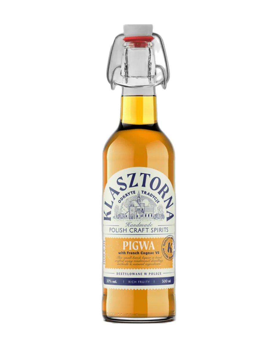 Butelka Wódka Klasztorna Pigwa