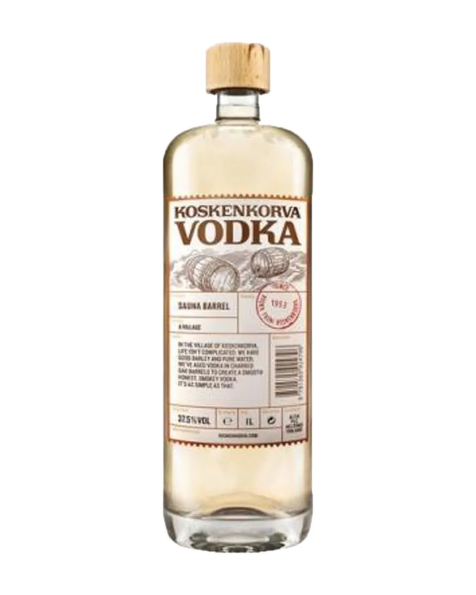 Butelka Wódka Koskenkorva Sauna Barrel