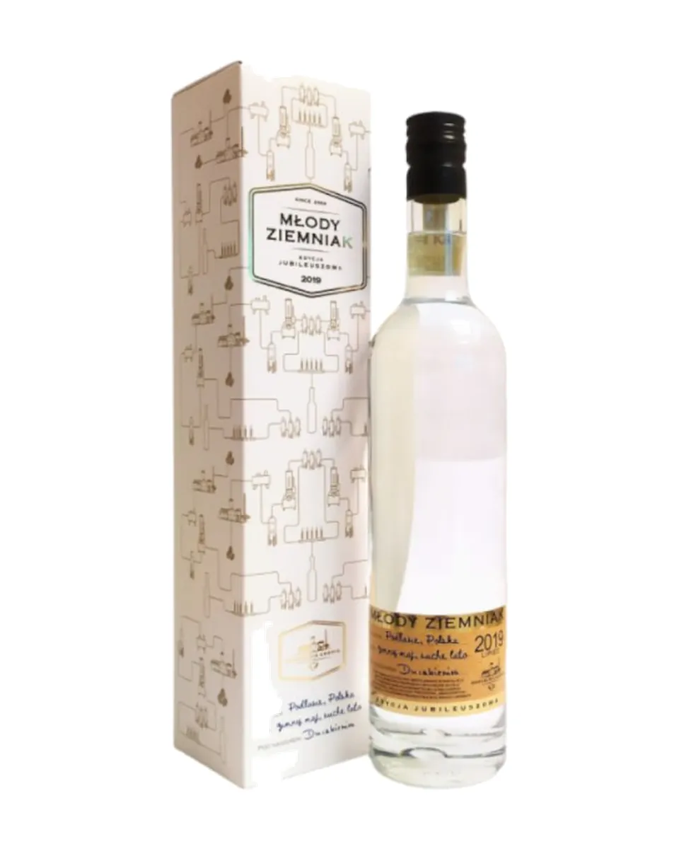Butelka Wódka Młody Ziemniak Edycja Jubileuszowa 2019 kartonik