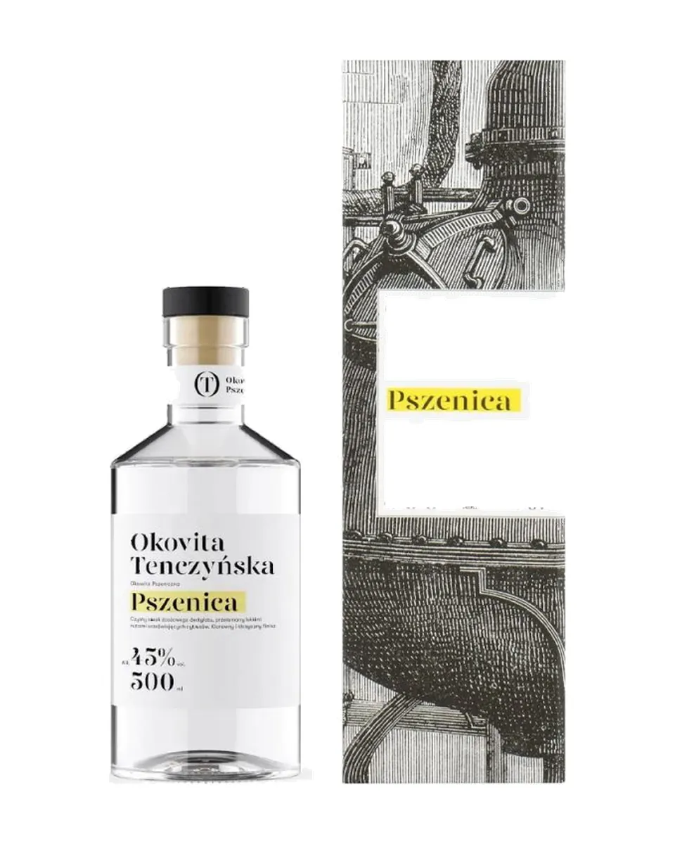Butelka Wódka Okovita Tenczyńska Jęczmień destylat