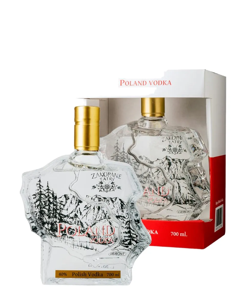 Butelka Wódka Poland Mapa Zakopane