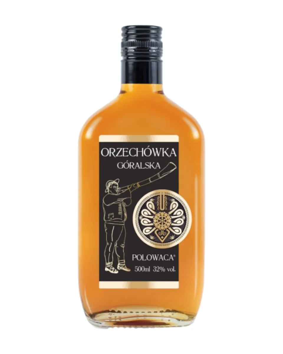 Butelka Wódka Polowaca Orzechówka Góralska