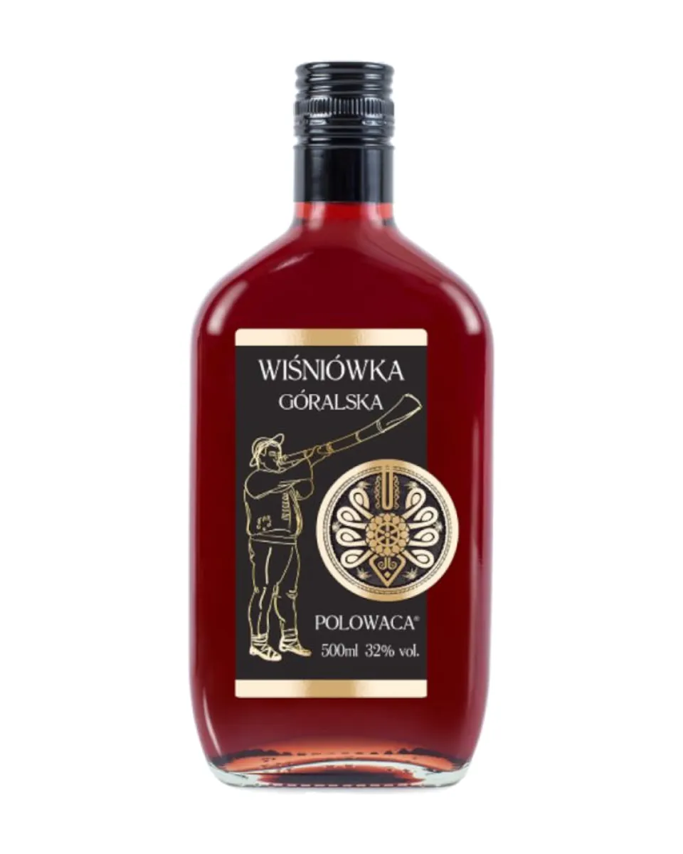 Butelka Wódka Polowaca Wiśniówka Góralska