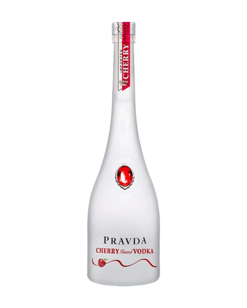 Butelka Wódka Pravda Cherry