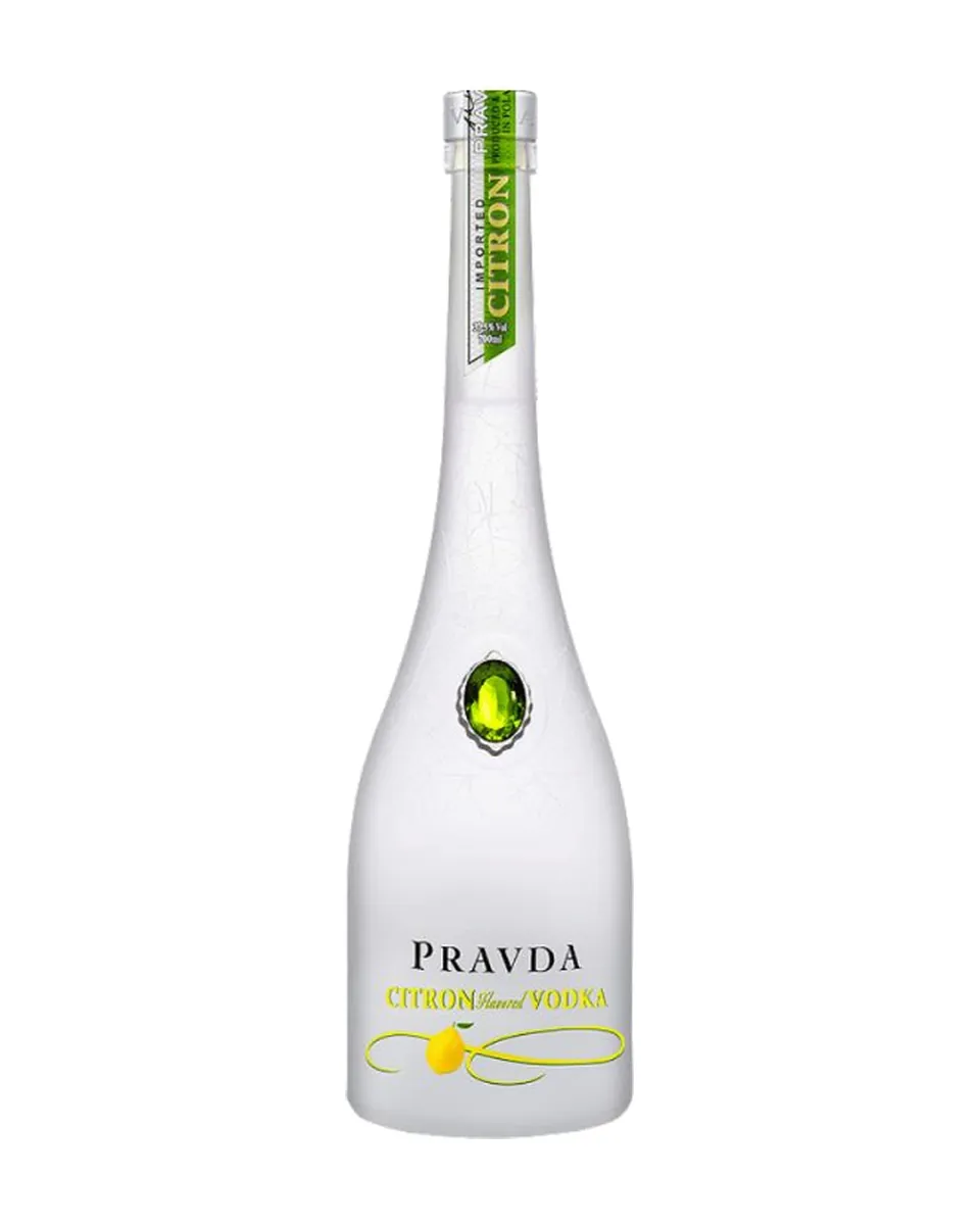 Butelka Wódka Pravda Citron