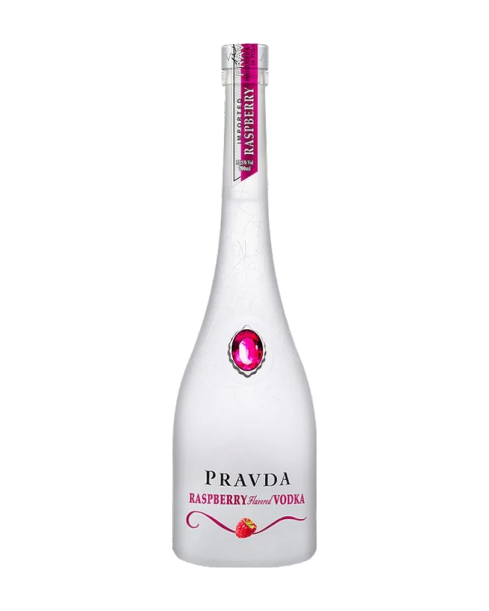 Butelka Wódka Pravda Raspberry