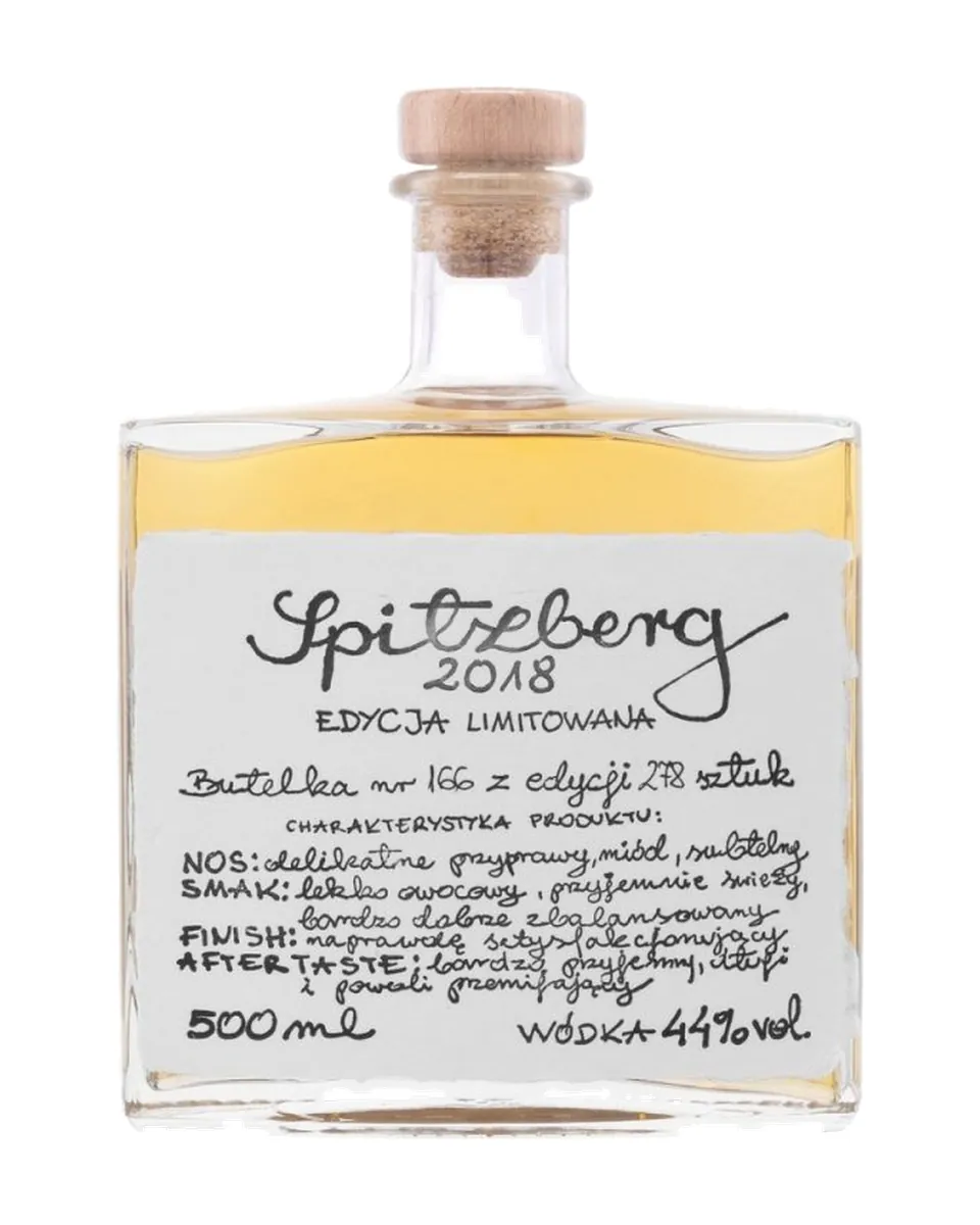 Butelka Wódka Spitzberg 2018 Leżakowana