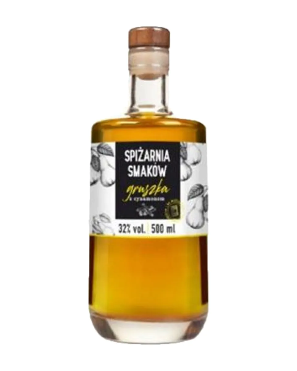 Butelka Wódka Spiżarnia Smaków Gruszka z Cynamonem