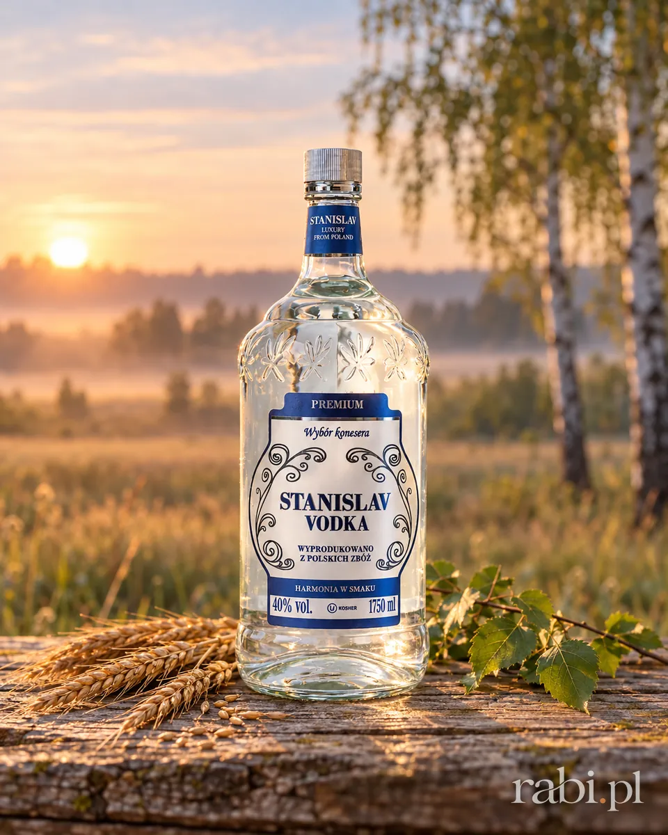 Butelka Wódka Stanislav Luxury w aranżacji