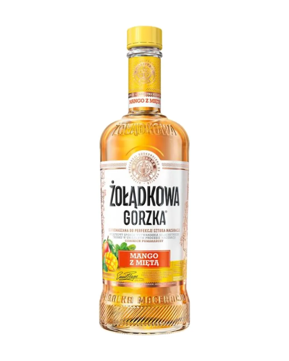 Butelka Wódka Żołądkowa Gorzka Mango Mięta