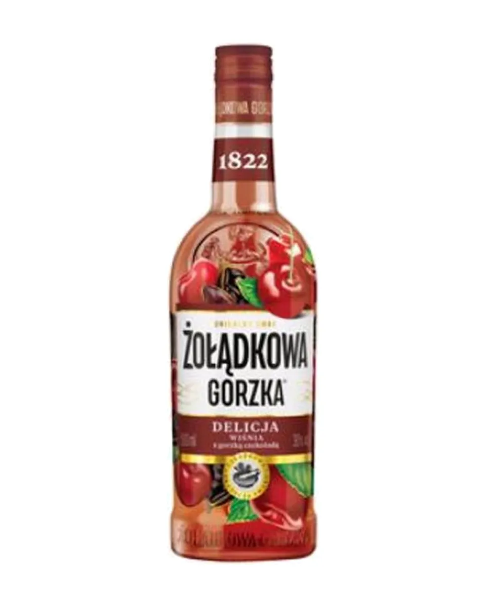 Butelka Żołądkowa Gorzka Delicja Wiśnia z Gorzką Czekoladą