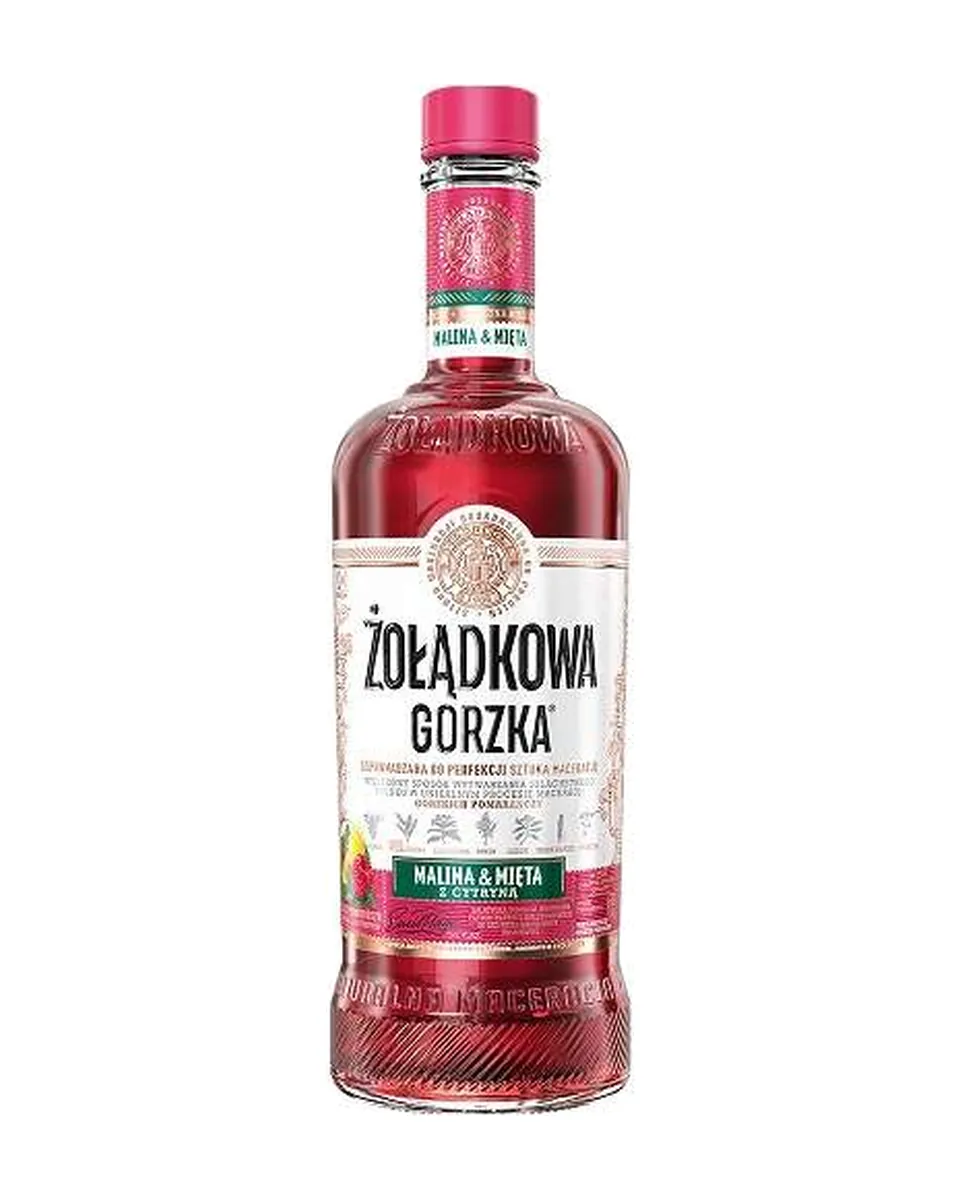 Butelka Żołądkowa Gorzka Malina & Mięta z cytryną