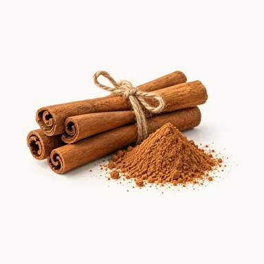 Laski cynamonu i mielony cynamon - nuta cynamonu w whisky, rumie i brandy