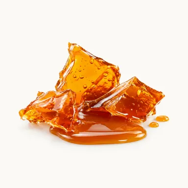 Kawałki bursztynowego karmelu i kałuża płynnego karmelu - nuta karmelu w whisky, rumie i brandy